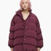 Vestiti Malloni | Bomber Oversize Viola