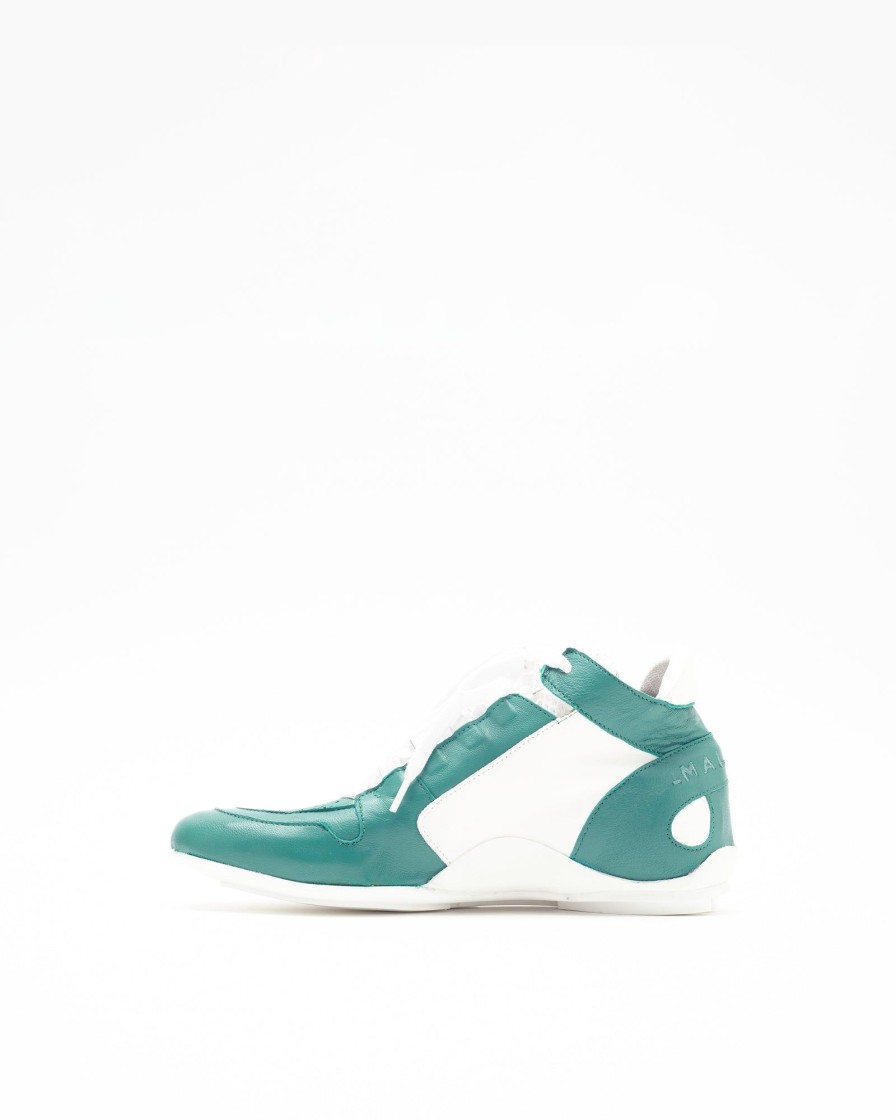 Calzature Malloni | Sneakers Alta Patch Verde