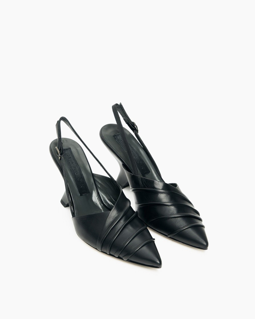 Calzature Malloni | Slingback Nero