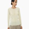 Vestiti Malloni | Maglia In Tulle Beige