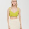 Vestiti Malloni | Top Cropped Verde