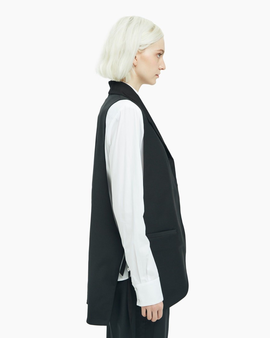 Vestiti Malloni | Gilet Sartoriale Nero