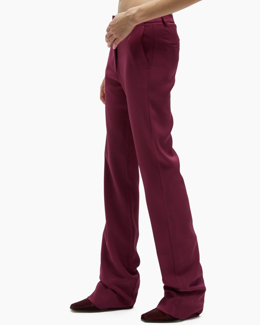 Vestiti Malloni | Pantalone Stretch Viola