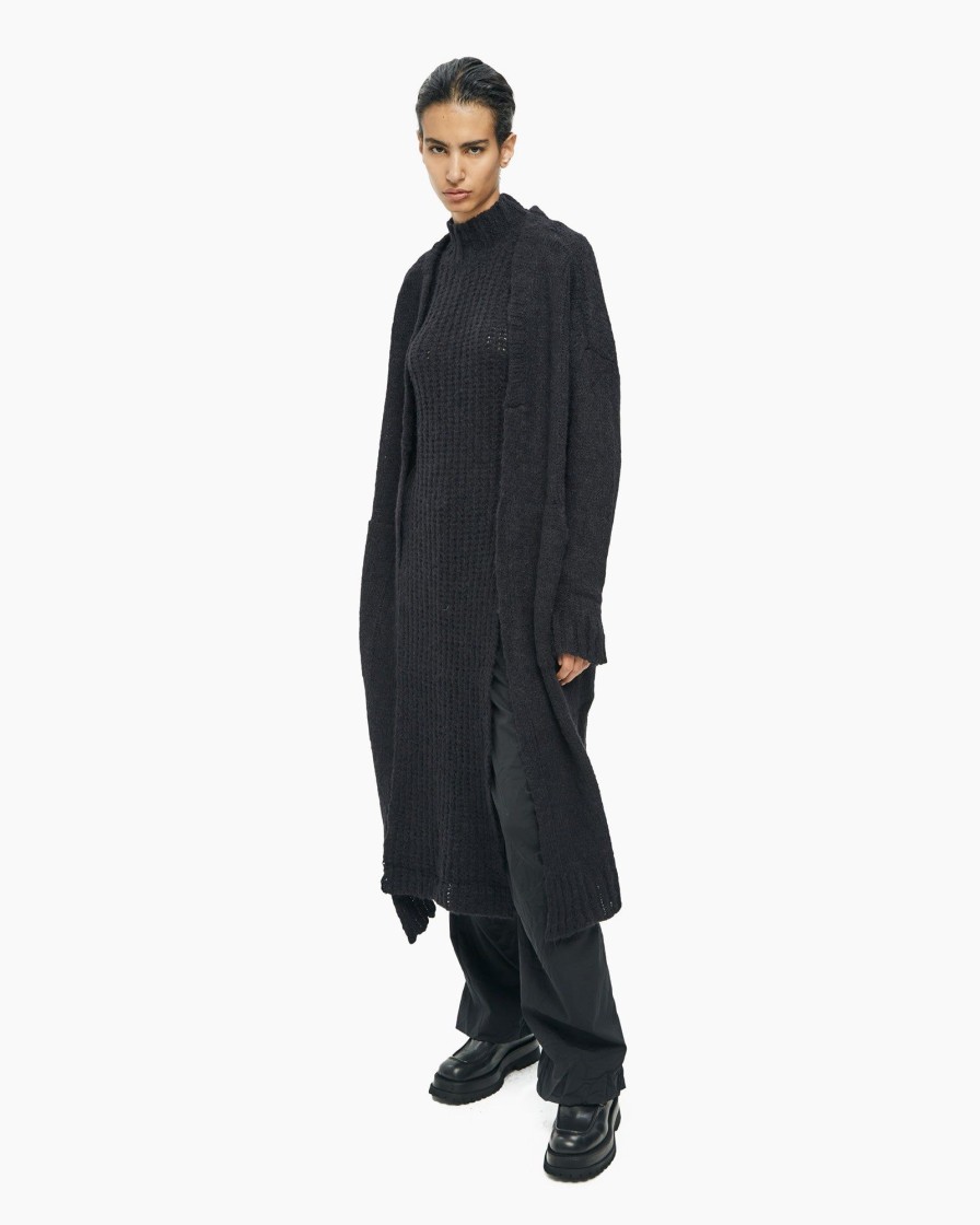 Vestiti Malloni | Cardigan Oversize Nero