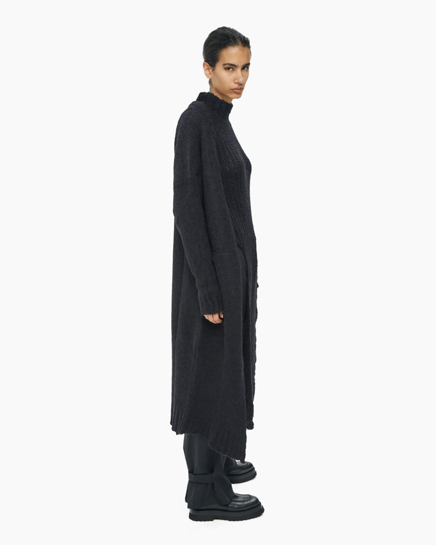 Vestiti Malloni | Cardigan Oversize Nero