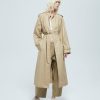 Vestiti Malloni | Trench Lungo Beige